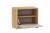 Прихожая Нортон комплектация 1 Серый/Белый/Дуб Крафт Золотой